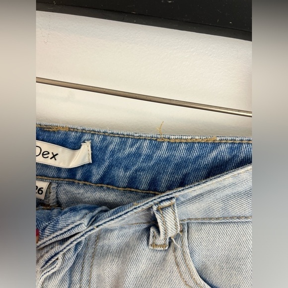 DEX embroidered denim shorts size 26 - Picture 3 of 13